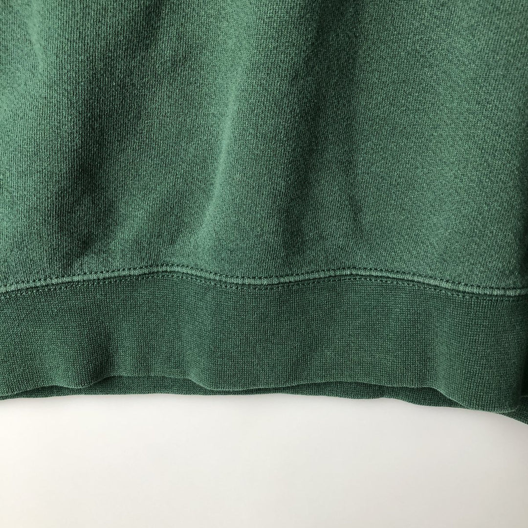 Nike One Point Logo Sweatshirt, Trainer, Men's XL cotton green type Vintage Second Hand