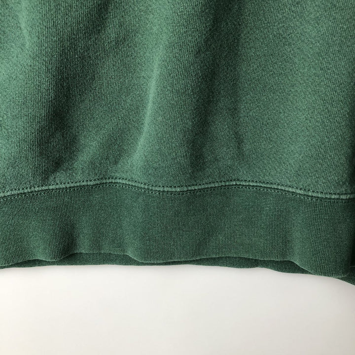 Nike One Point Logo Sweatshirt, Trainer, Men's XL cotton green type Vintage Second Hand