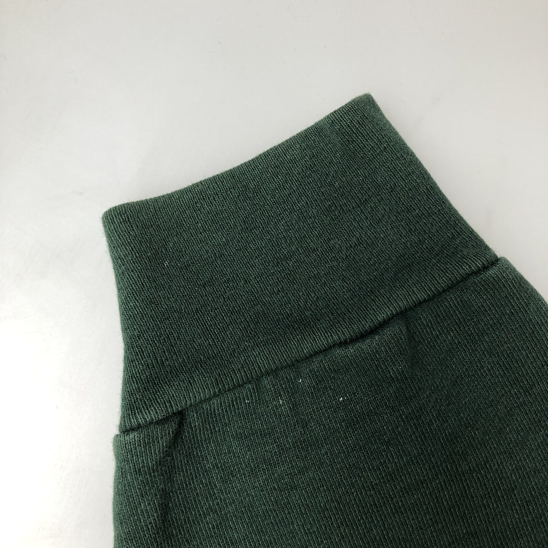 90'S Fruit of the Loom College Sweatshirt, Made in USA, Men's XL, Vintage cotton Green type dark green Vintage Second Hand