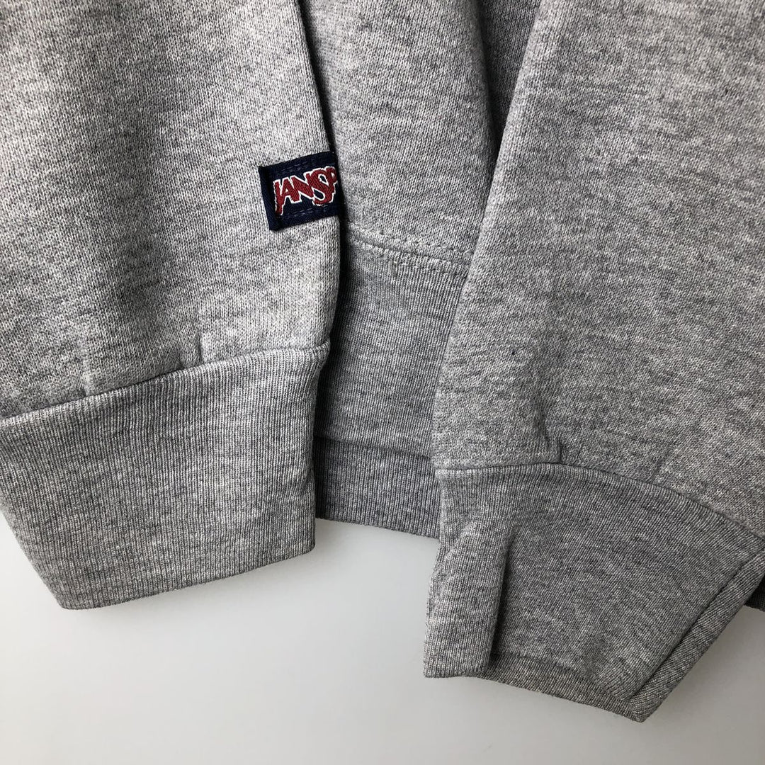 90'S Jansport College Sweatshirt, Made in USA, Men's M, Vintage cotton gray type Vintage Second Hand
