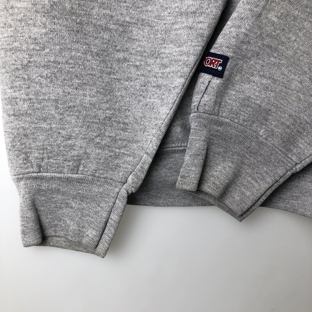90'S Jansport College Sweatshirt, Made in USA, Men's M, Vintage cotton gray type Vintage Second Hand