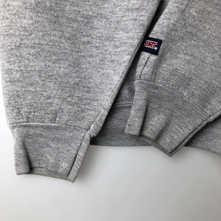 90'S Jansport College Sweatshirt, Made in USA, Men's M, Vintage cotton gray type Vintage Second Hand