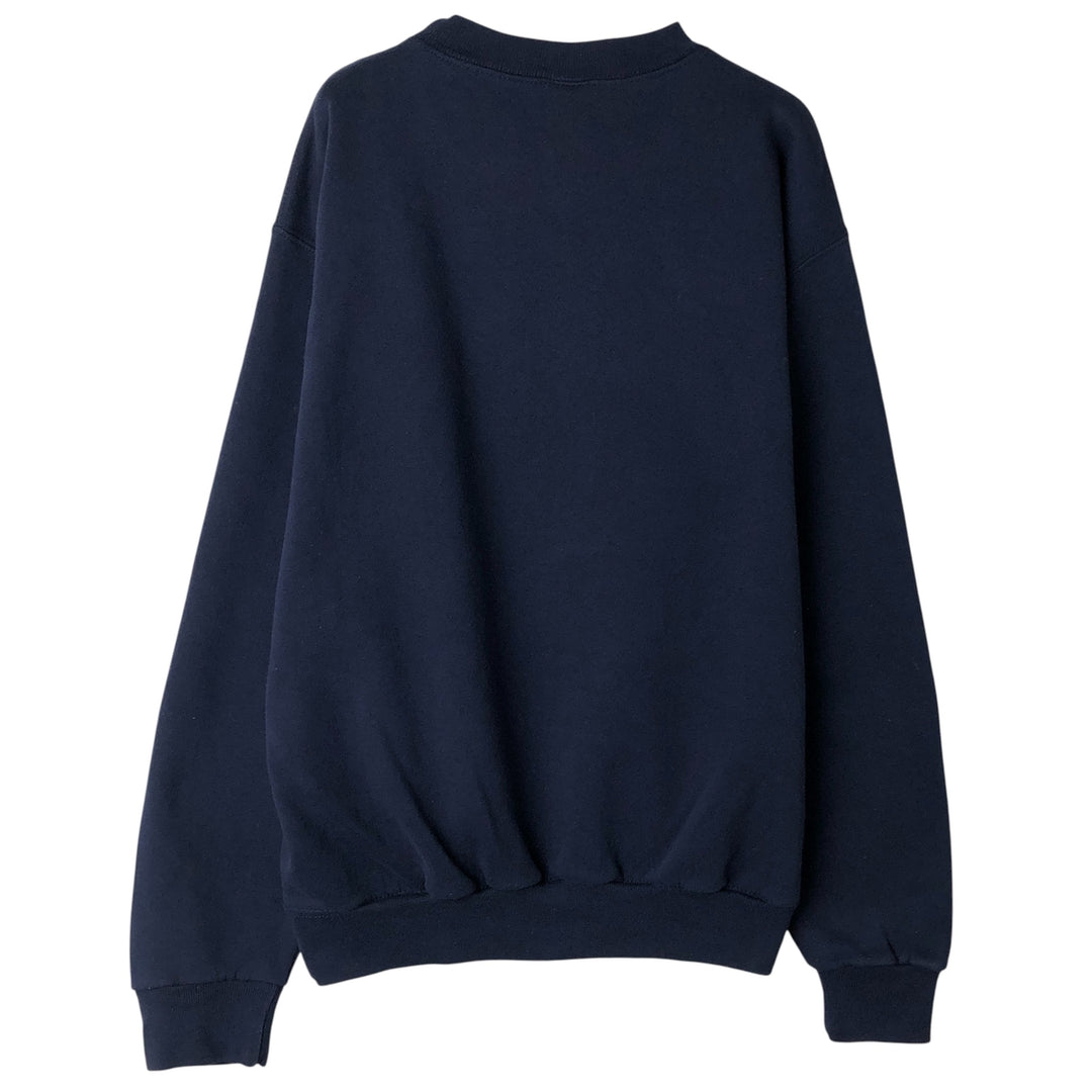 Vintage 90'S SOFFE HEAVY SWEATS college sweatshirt, made in the USA, men's size XL cotton navy blue type Vintage Second Hand