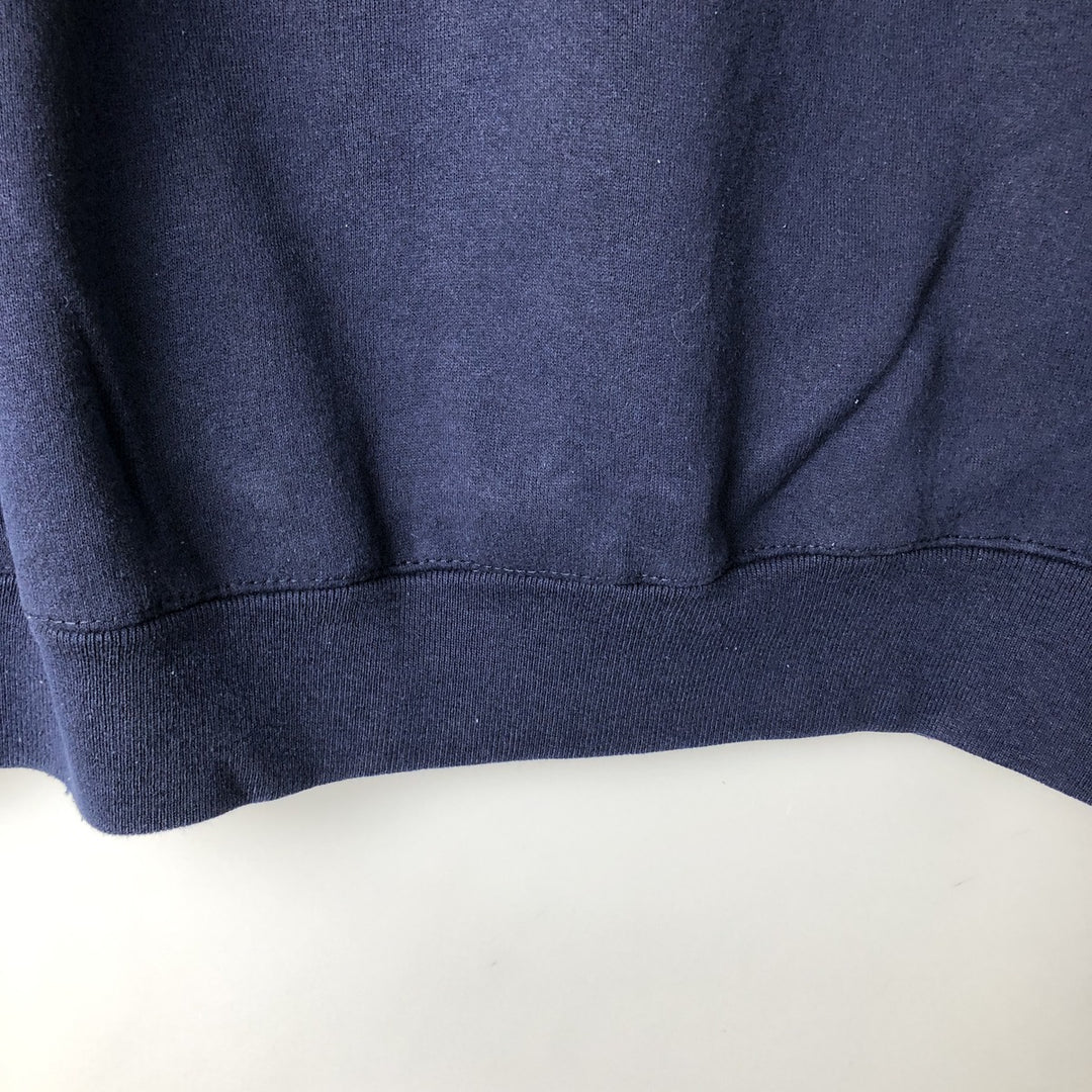 Vintage 90'S SOFFE HEAVY SWEATS college sweatshirt, made in the USA, men's size XL cotton navy blue type Vintage Second Hand