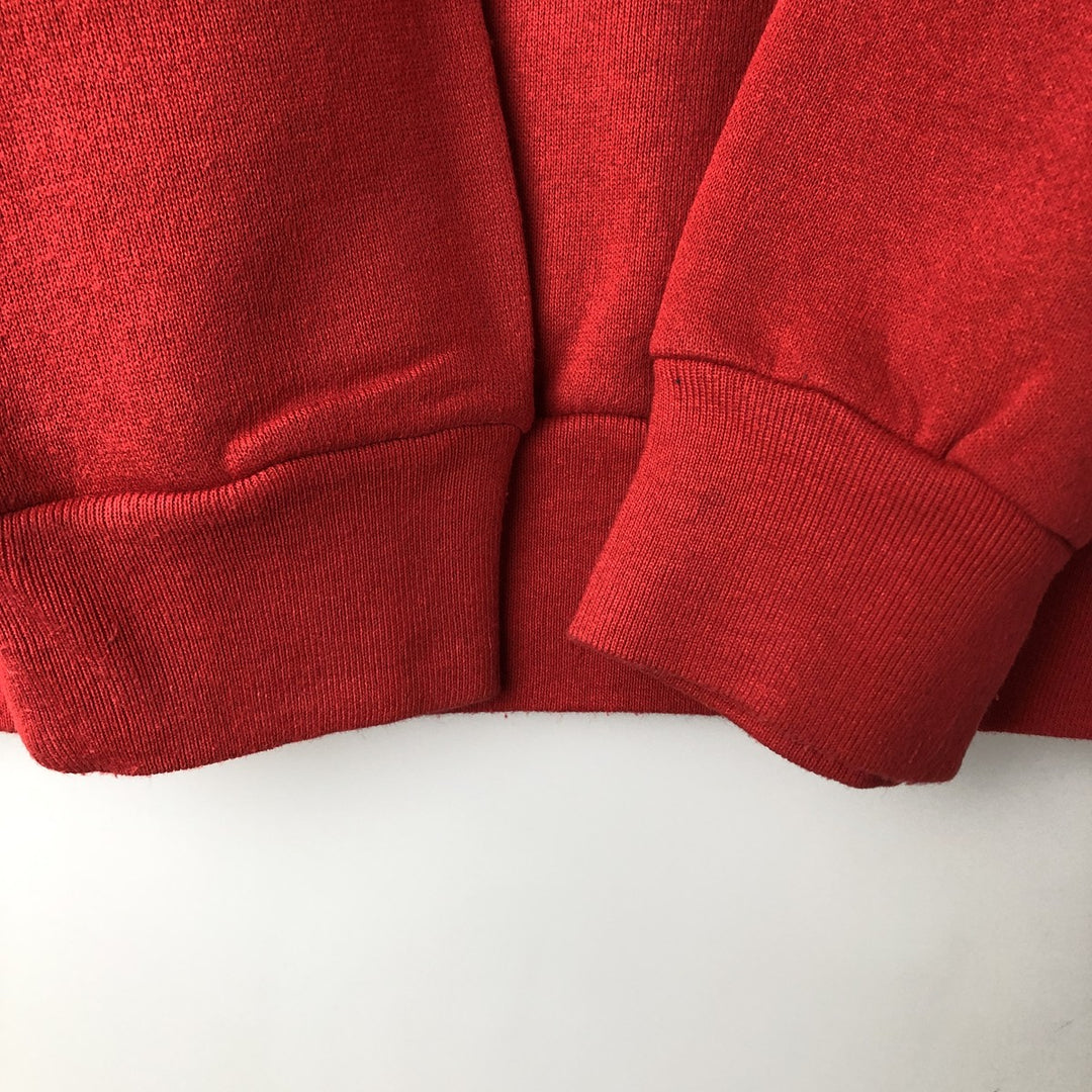90'S University of Wisconsin College Sweatshirt, Made in USA, Vintage, Men's Size Medium polyester red type Vintage Second Hand
