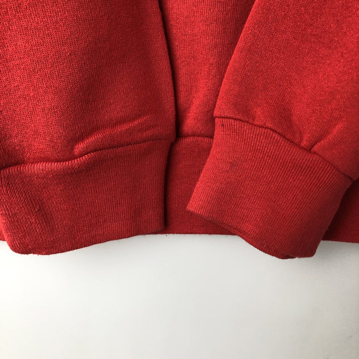 90'S University of Wisconsin College Sweatshirt, Made in USA, Vintage, Men's Size Medium polyester red type Vintage Second Hand