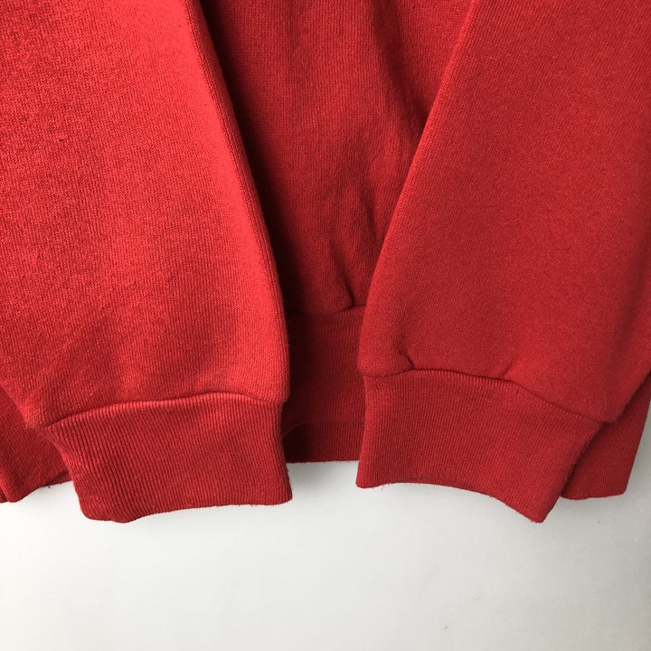 90'S University of Wisconsin College Sweatshirt, Made in USA, Vintage, Men's Size Medium polyester red type Vintage Second Hand