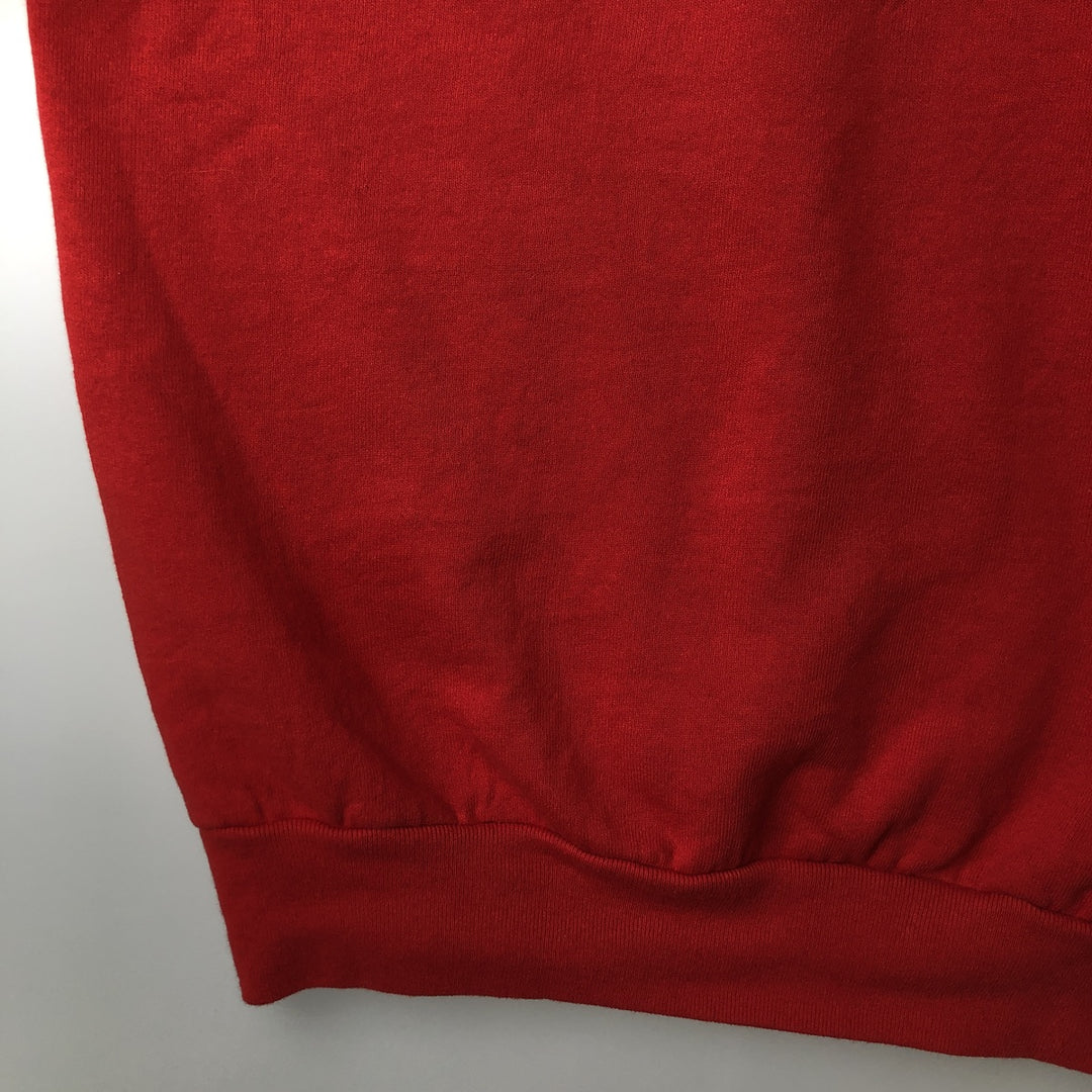 Vintage 90'S SCREEN STARS college sweatshirt, men's size XL cotton red type Vintage Second Hand