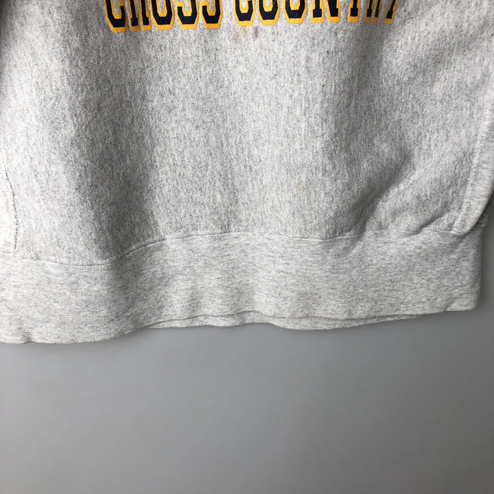 Vintage 90'S Lee college sweatshirt, made in the USA, men's size XL cotton gray type Vintage Second Hand