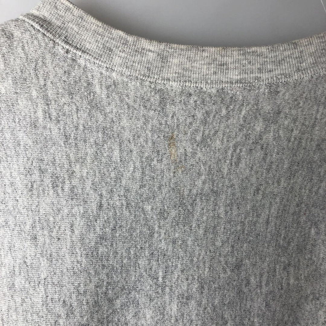 Vintage 90'S Lee college sweatshirt, made in the USA, men's size XL cotton gray type Vintage Second Hand