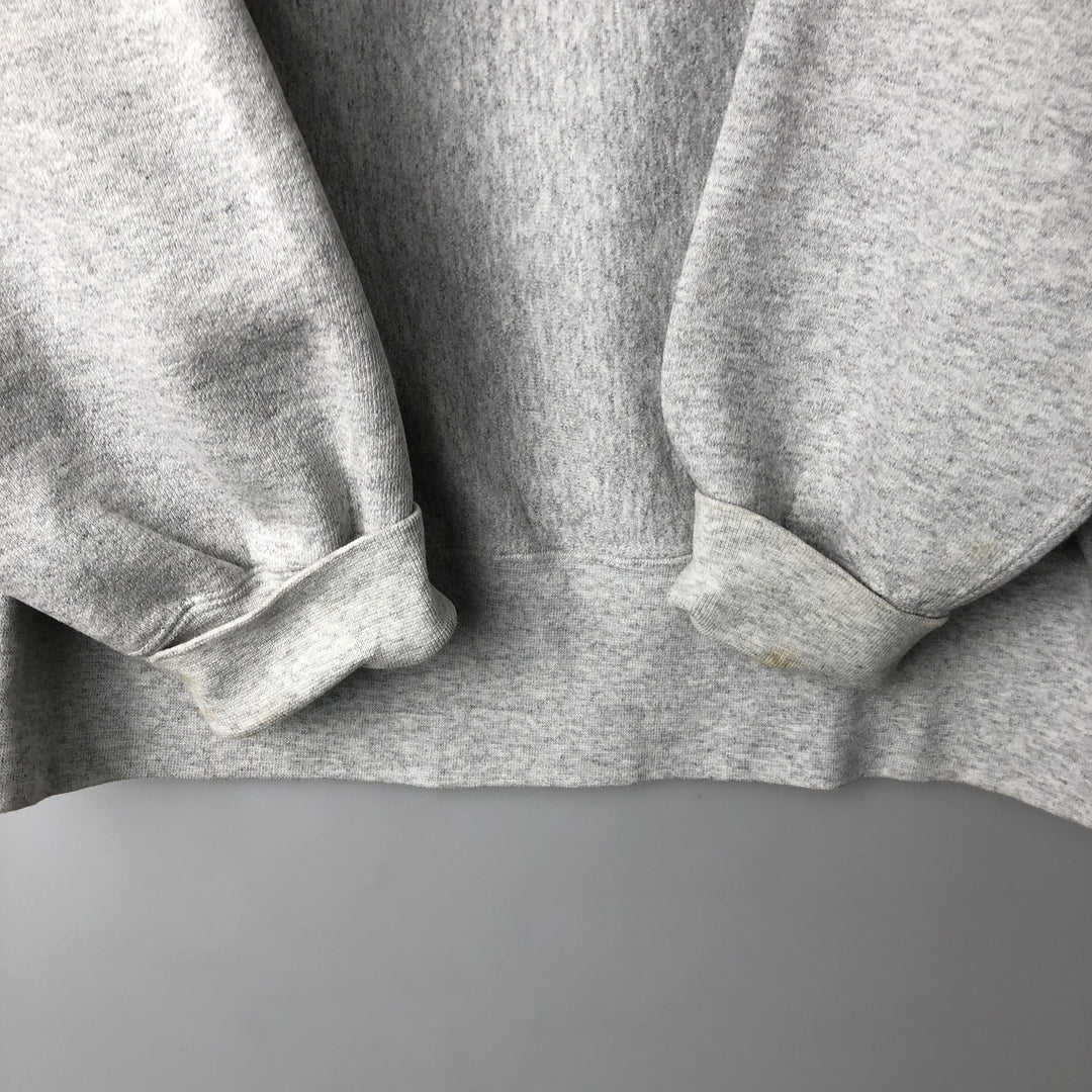 Vintage 90'S Lee college sweatshirt, made in the USA, men's size XL cotton gray type Vintage Second Hand