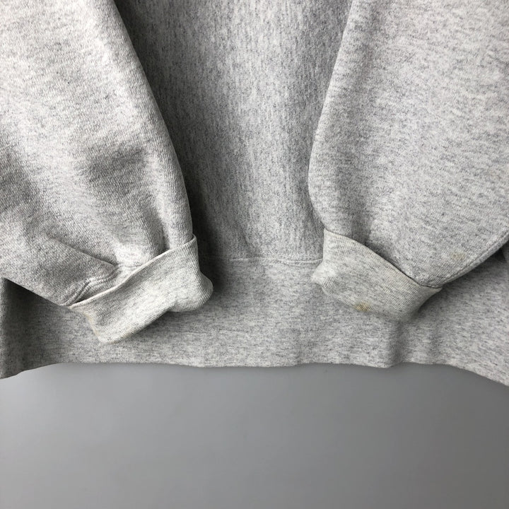 Vintage 90'S Lee college sweatshirt, made in the USA, men's size XL cotton gray type Vintage Second Hand