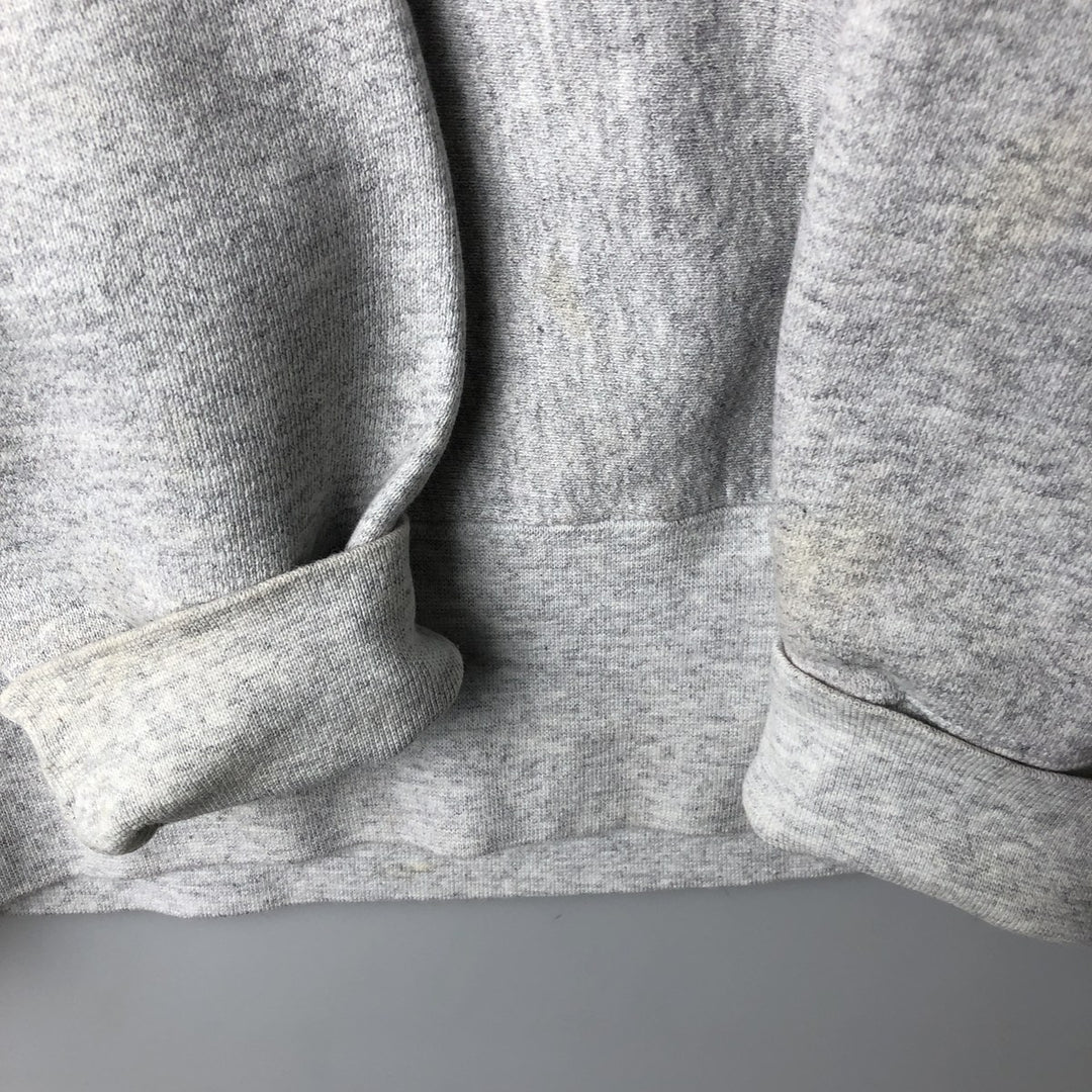 Vintage 90'S Lee college sweatshirt, made in the USA, men's size XL cotton gray type Vintage Second Hand