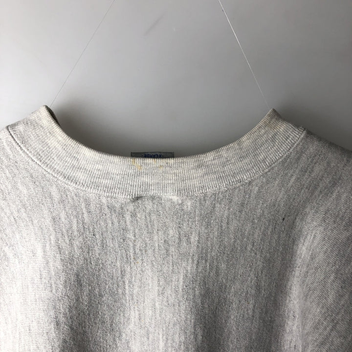 Vintage 90'S Crable Sportswear Notre Dame University College Sweatshirt, Made in USA, Men's Size XL cotton gray type Vintage Second Hand
