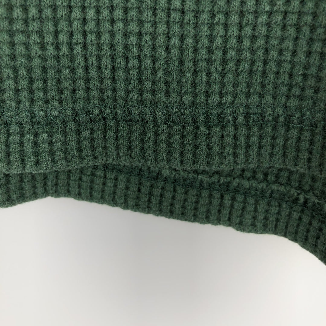 Ralph Lauren POLO RALPH LAUREN Thermal Long T-shirt Waffle Men's XXL cotton Green type dark green Vintage Second Hand