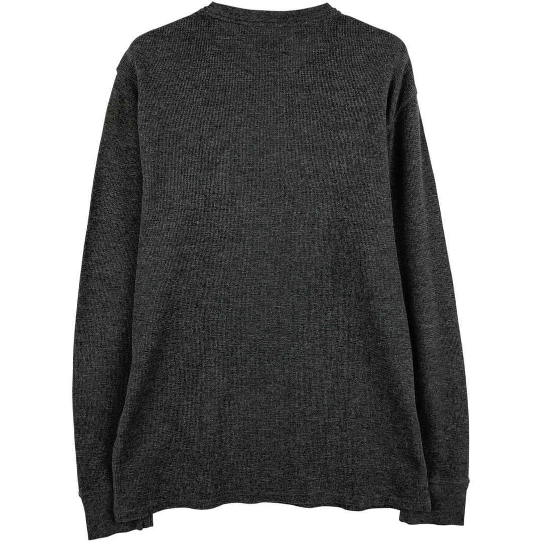 Ralph Lauren POLO RALPH LAUREN Thermal Long T-Shirt Men's Size L cotton gray type Vintage Second Hand