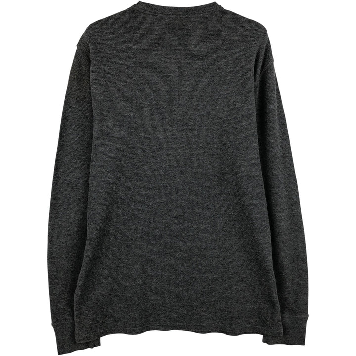Ralph Lauren POLO RALPH LAUREN Thermal Long T-Shirt Men's Size L cotton gray type Vintage Second Hand
