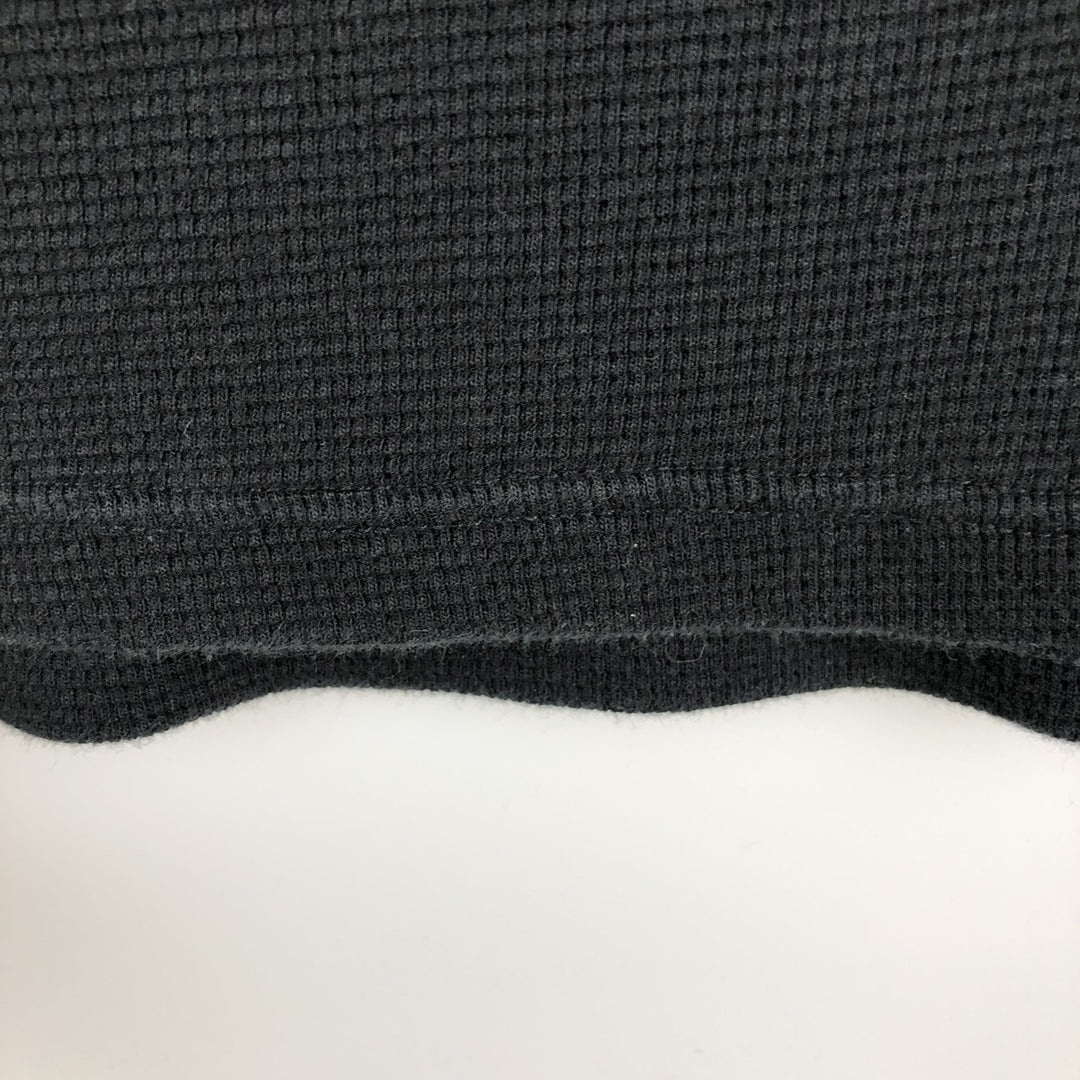 Ralph Lauren POLO RALPH LAUREN SLEEPWEAR Thermal Long T-shirt Waffle Men's XL cotton black type Vintage Second Hand