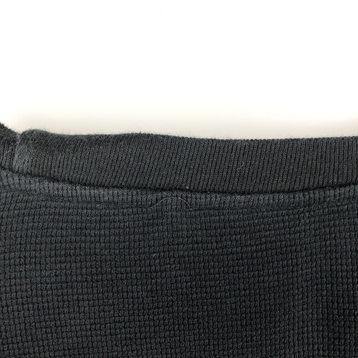 Ralph Lauren POLO RALPH LAUREN SLEEPWEAR Thermal Long T-shirt Waffle Men's XL cotton black type Vintage Second Hand