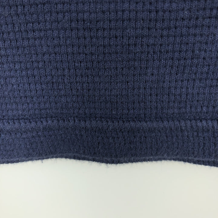 Ralph Lauren POLO RALPH LAUREN Thermal Long T-shirt Waffle Men's XL cotton navy blue type Vintage Second Hand