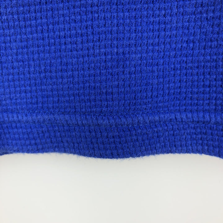 Ralph Lauren POLO RALPH LAUREN SLEEPWEAR Thermal Long T-shirt Waffle Men's L size cotton blue type Vintage Second Hand