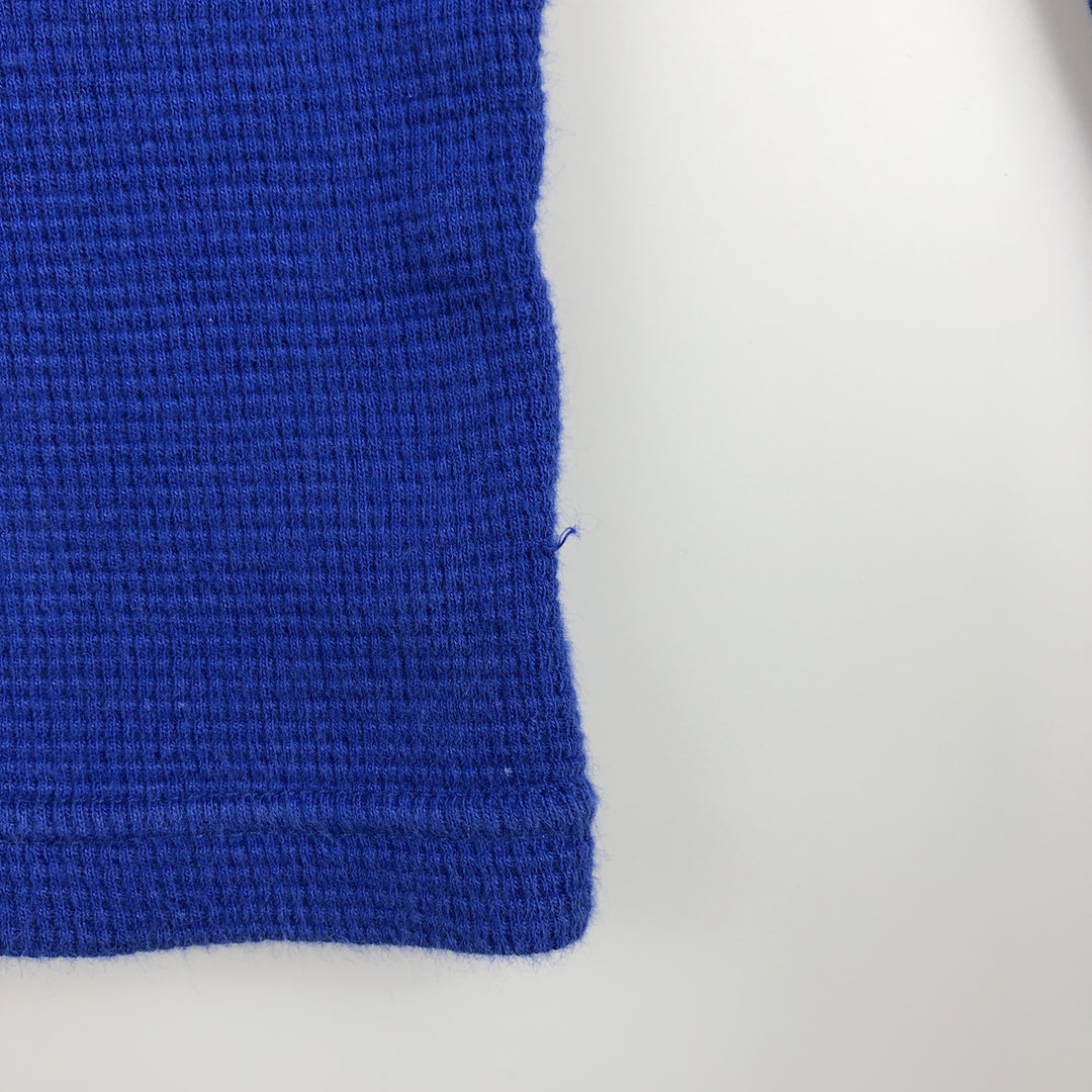 Ralph Lauren POLO RALPH LAUREN SLEEPWEAR Thermal Long T-shirt Waffle Men's L size cotton blue type Vintage Second Hand