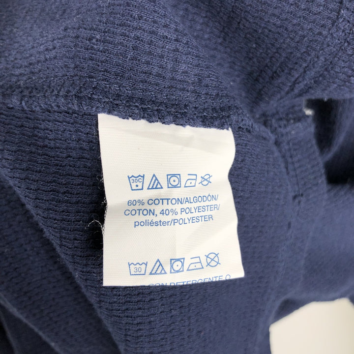 Ralph Lauren POLO RALPH LAUREN SLEEPWEAR Thermal Long T-Shirt, Men's XL cotton navy blue type Vintage Second Hand