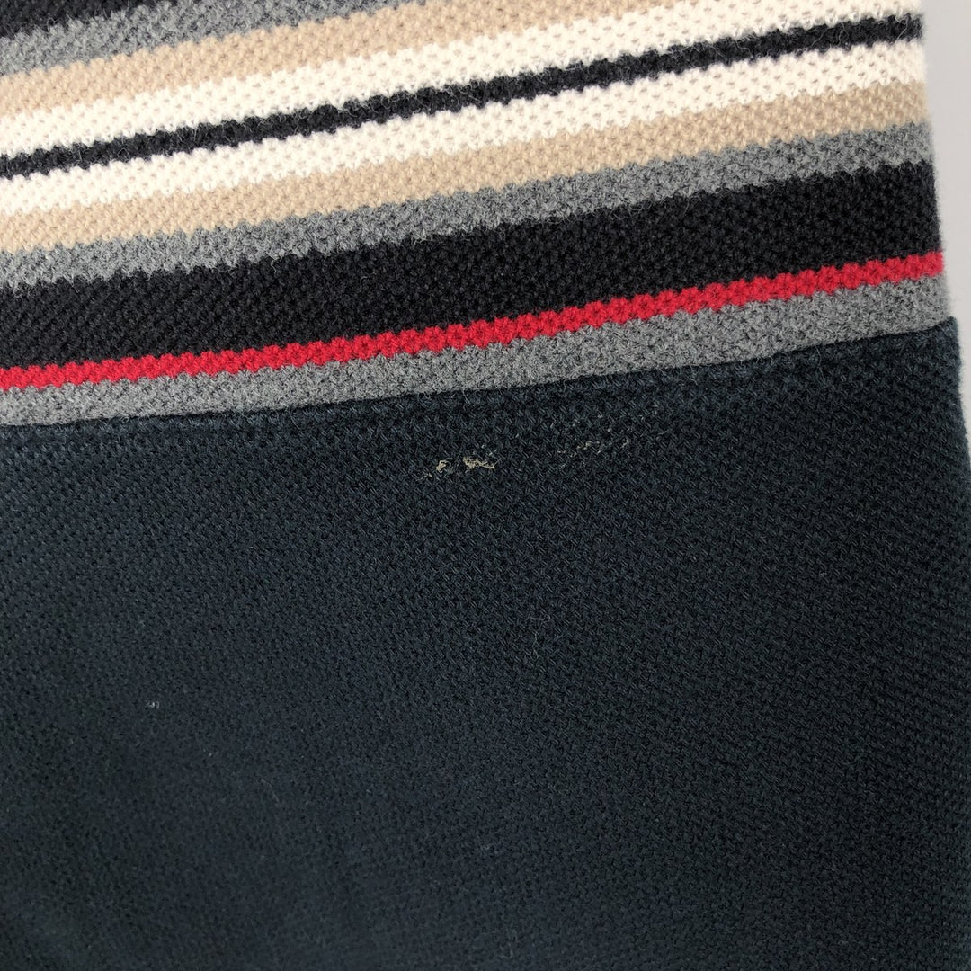 Ralph Lauren CHAPS V-neck thermal long T-shirt, men's size XL cotton navy blue type Vintage Second Hand