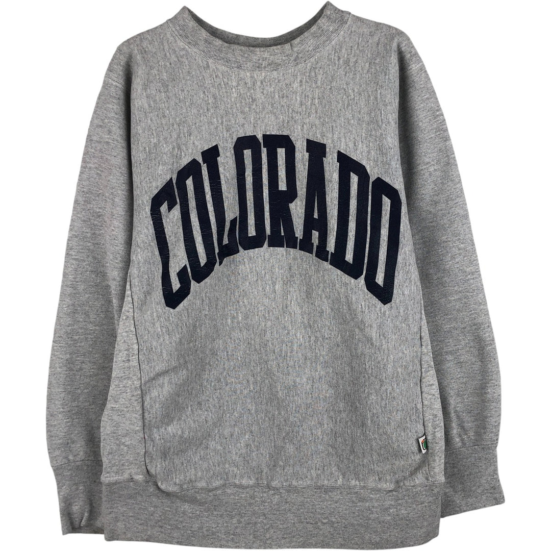 Vintage 90'S DESERT SPORTSWEAR college sweatshirt, made in the USA, size L, men's cotton gray type Vintage Second Hand
