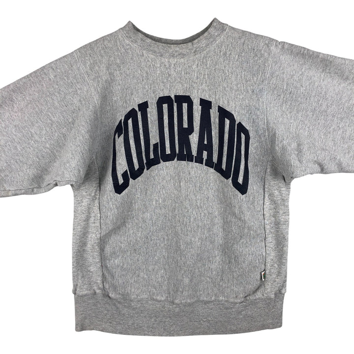 Vintage 90'S DESERT SPORTSWEAR college sweatshirt, made in the USA, size L, men's cotton gray type Vintage Second Hand