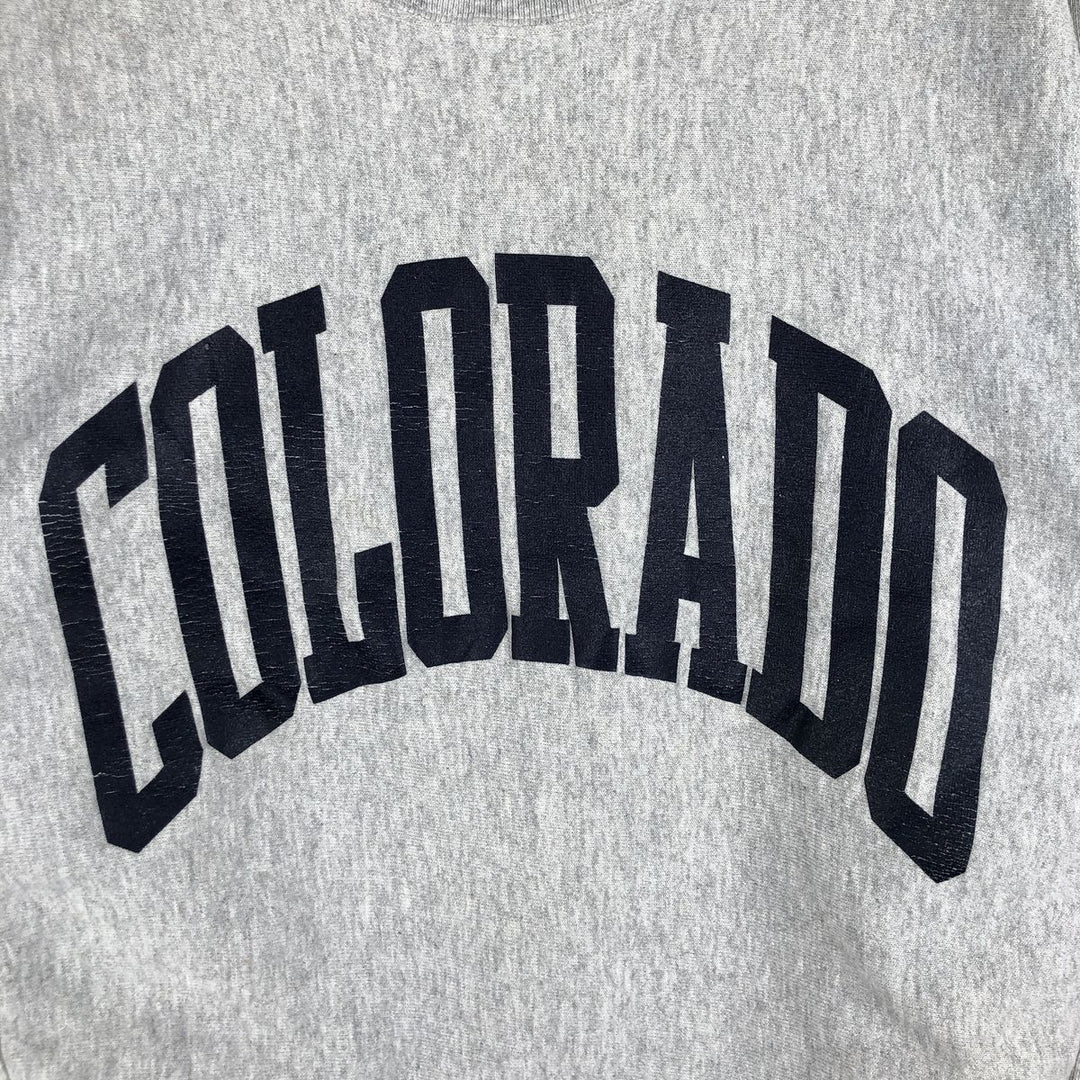 Vintage 90'S DESERT SPORTSWEAR college sweatshirt, made in the USA, size L, men's cotton gray type Vintage Second Hand