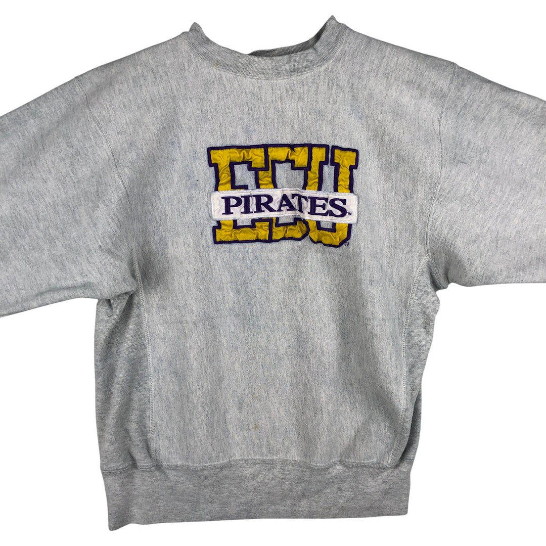 90'S Vintage Sports Pages College Sweatshirt, Made in USA, Men's Size XL cotton gray type Vintage Second Hand