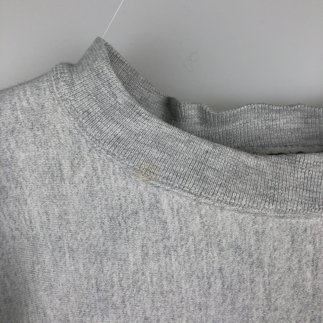 90'S Vintage Sports Pages College Sweatshirt, Made in USA, Men's Size XL cotton gray type Vintage Second Hand