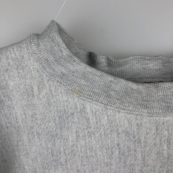 90'S Vintage Sports Pages College Sweatshirt, Made in USA, Men's Size XL cotton gray type Vintage Second Hand