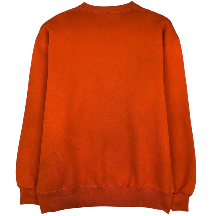 90'S Russell College Sweatshirt, Made in USA, Men's XL, Vintage cotton orange type Vintage Second Hand