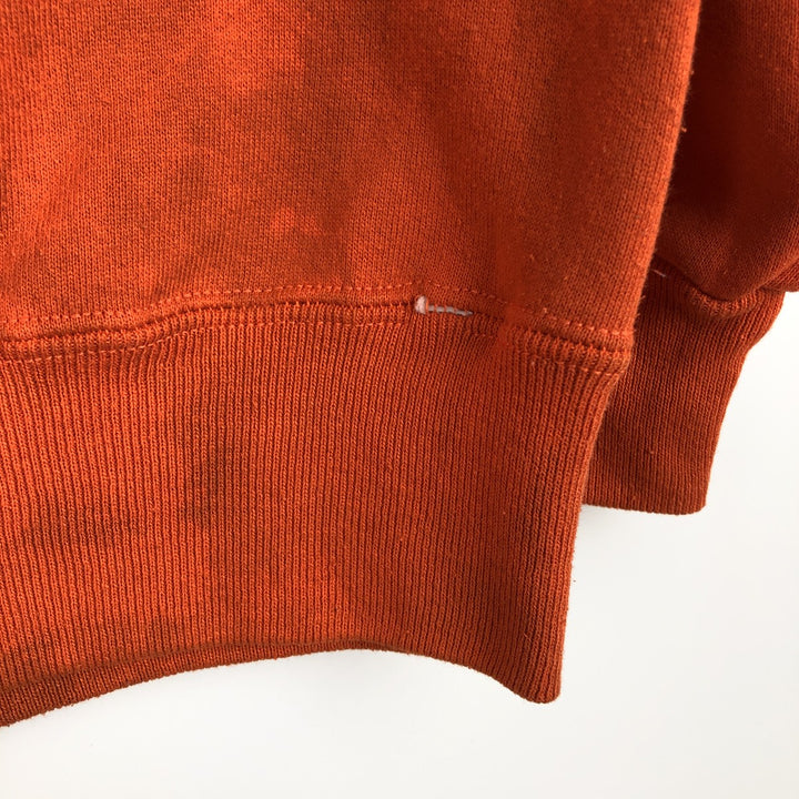 90'S Russell College Sweatshirt, Made in USA, Men's XL, Vintage cotton orange type Vintage Second Hand
