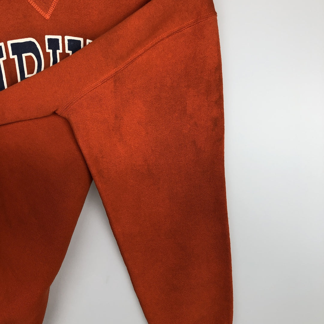 90'S Russell College Sweatshirt, Made in USA, Men's XL, Vintage cotton orange type Vintage Second Hand