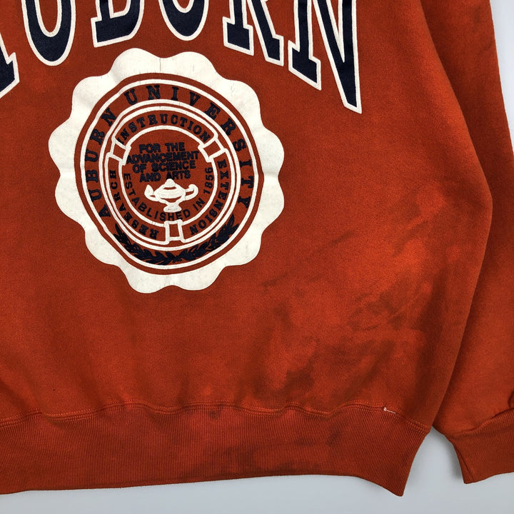 90'S Russell College Sweatshirt, Made in USA, Men's XL, Vintage cotton orange type Vintage Second Hand