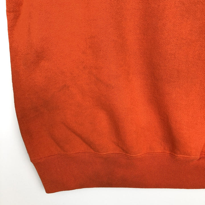 90'S Russell College Sweatshirt, Made in USA, Men's XL, Vintage cotton orange type Vintage Second Hand
