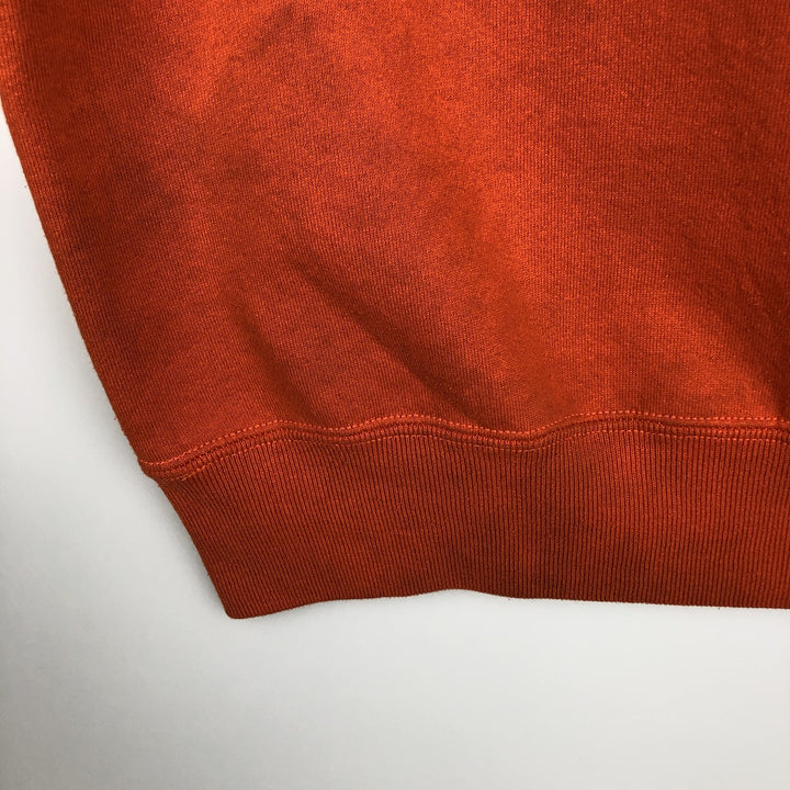 90'S Russell College Sweatshirt, Made in USA, Men's XL, Vintage cotton orange type Vintage Second Hand