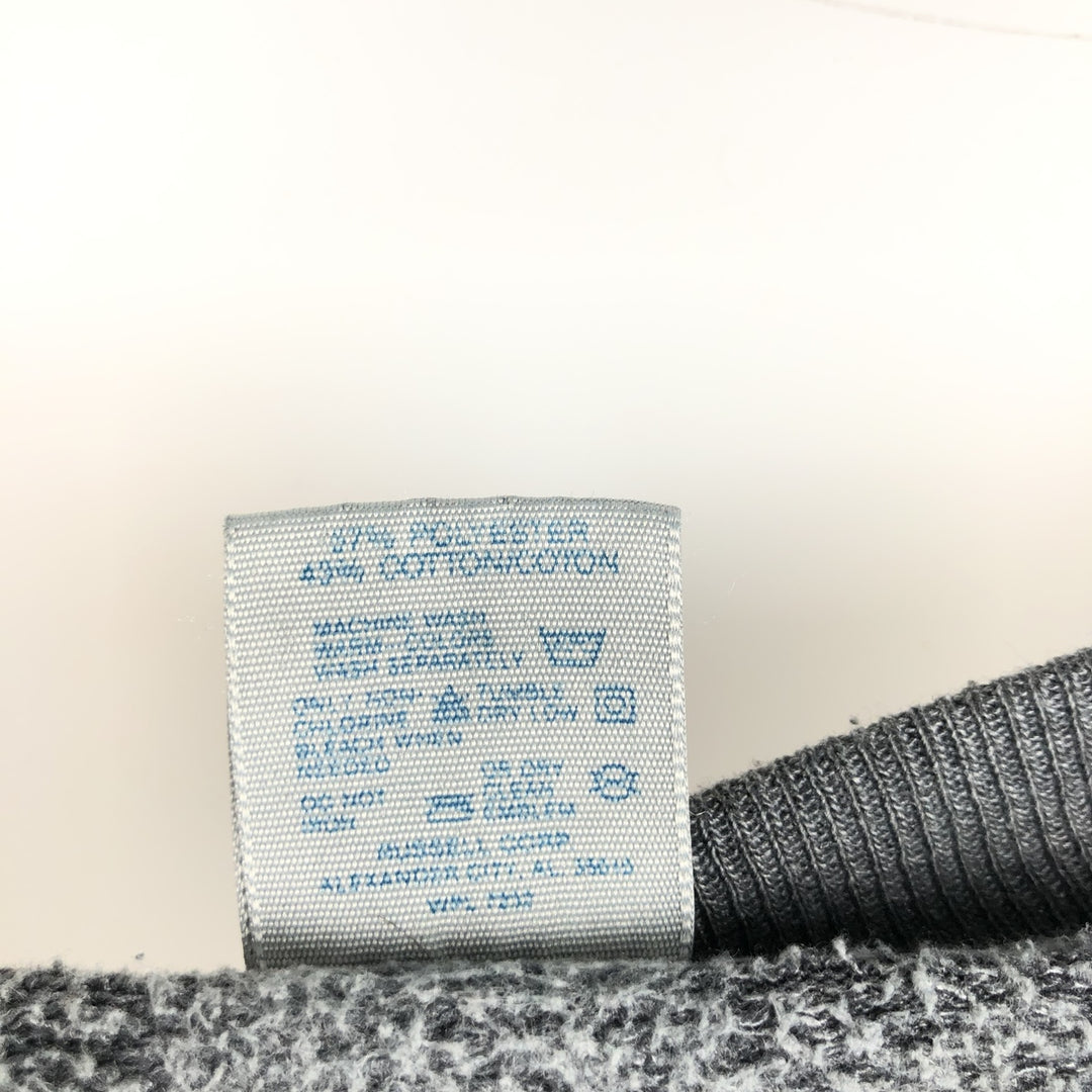 Vintage 80s-90'S Jerzees Super Sweats college sweatshirt, made in the USA, men's size XL polyester gray type Vintage Second Hand