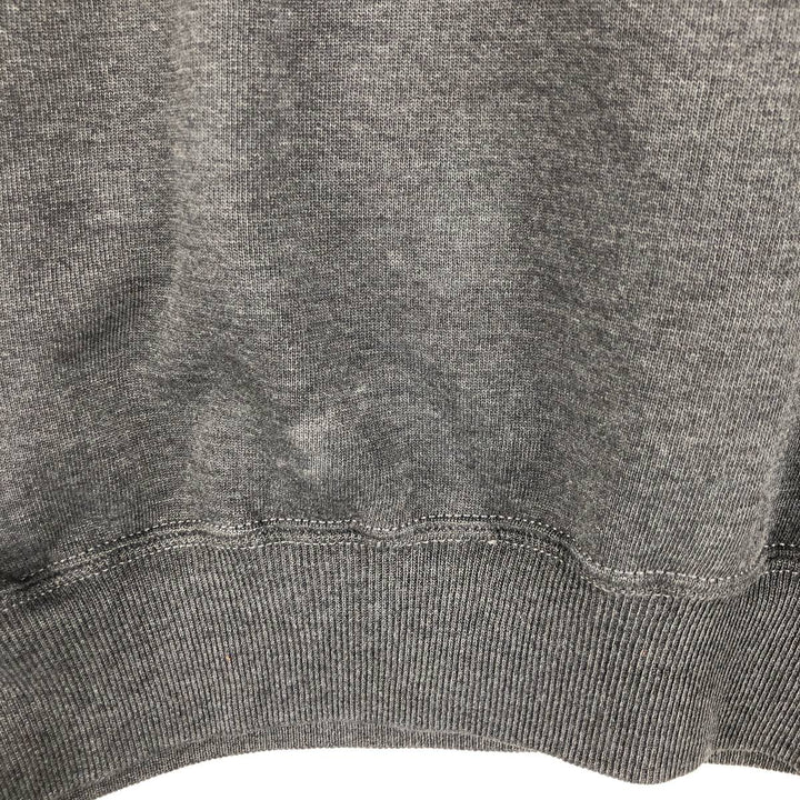 Vintage 80s-90'S Jerzees Super Sweats college sweatshirt, made in the USA, men's size XL polyester gray type Vintage Second Hand