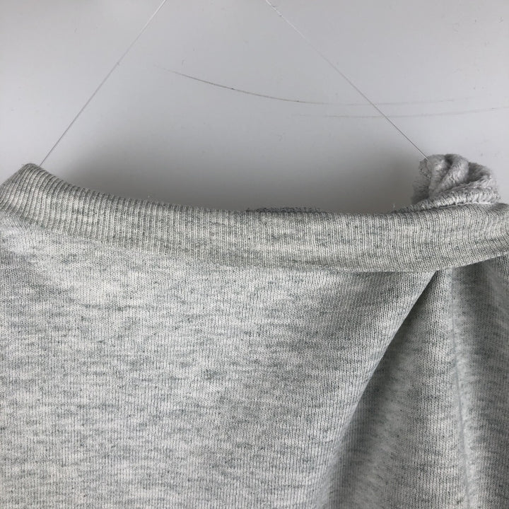 Vintage 90'S Fruit of the Loom Heavy College Character Sweatshirt, Made in USA, Men's Size L cotton gray type Vintage Second Hand