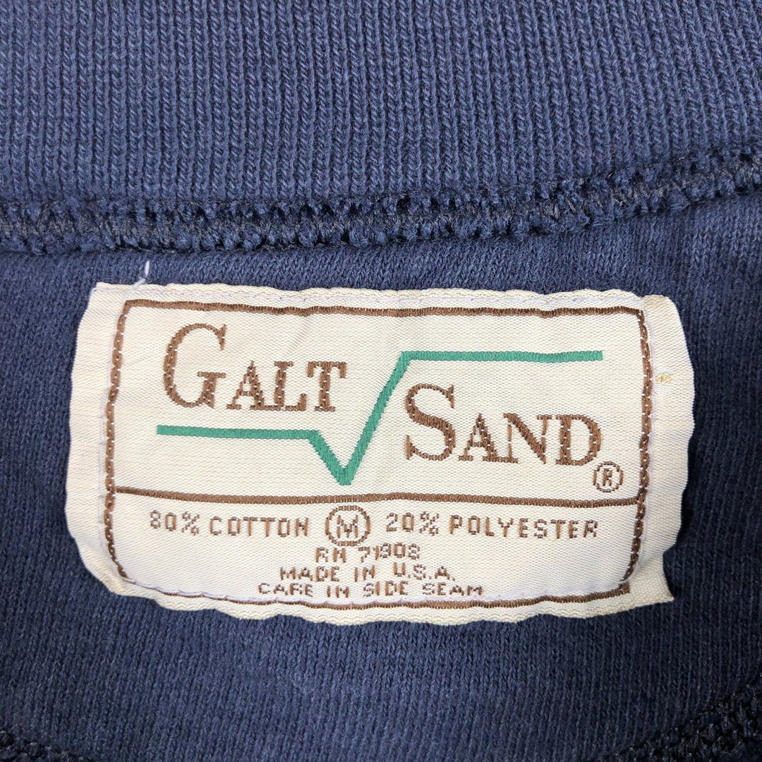 Vintage 1990'S Galt Sand Pennsylvania State University college sweatshirt, made in the USA, size M, men's cotton navy blue type Vintage Second Hand