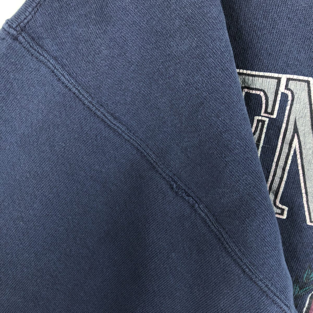Vintage 1990'S Galt Sand Pennsylvania State University college sweatshirt, made in the USA, size M, men's cotton navy blue type Vintage Second Hand