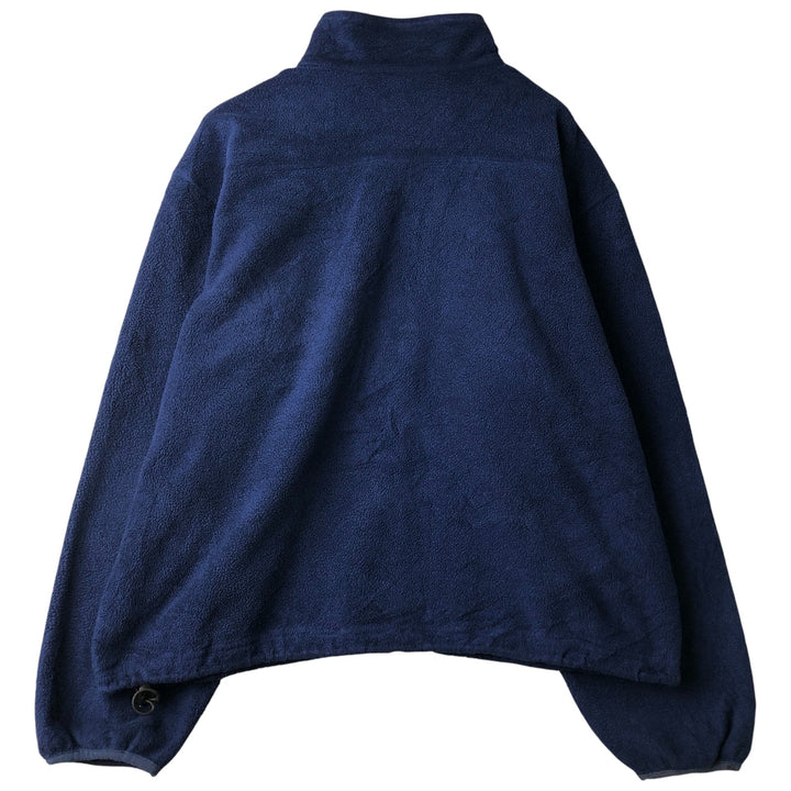 90'S LLBean Vintage Fleece Jacket, Men's XL unclear Navy blue Vintage Second Hand