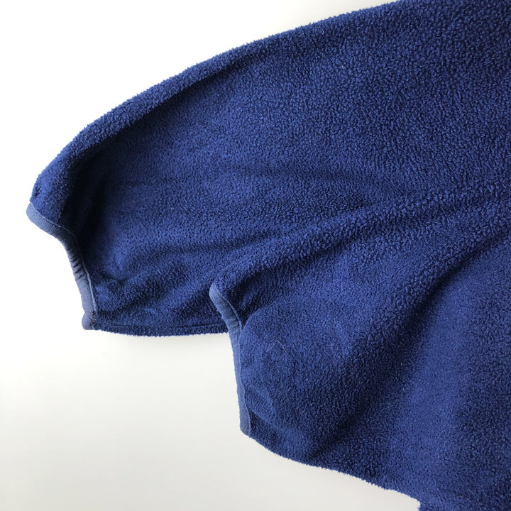 90'S LLBean Vintage Fleece Jacket, Men's XL unclear Navy blue Vintage Second Hand