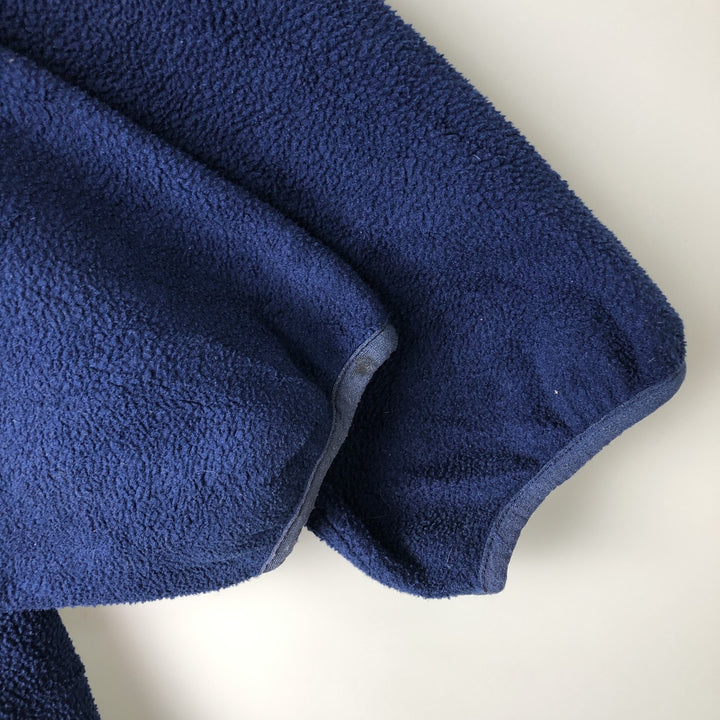 90'S LLBean Vintage Fleece Jacket, Men's XL unclear Navy blue Vintage Second Hand