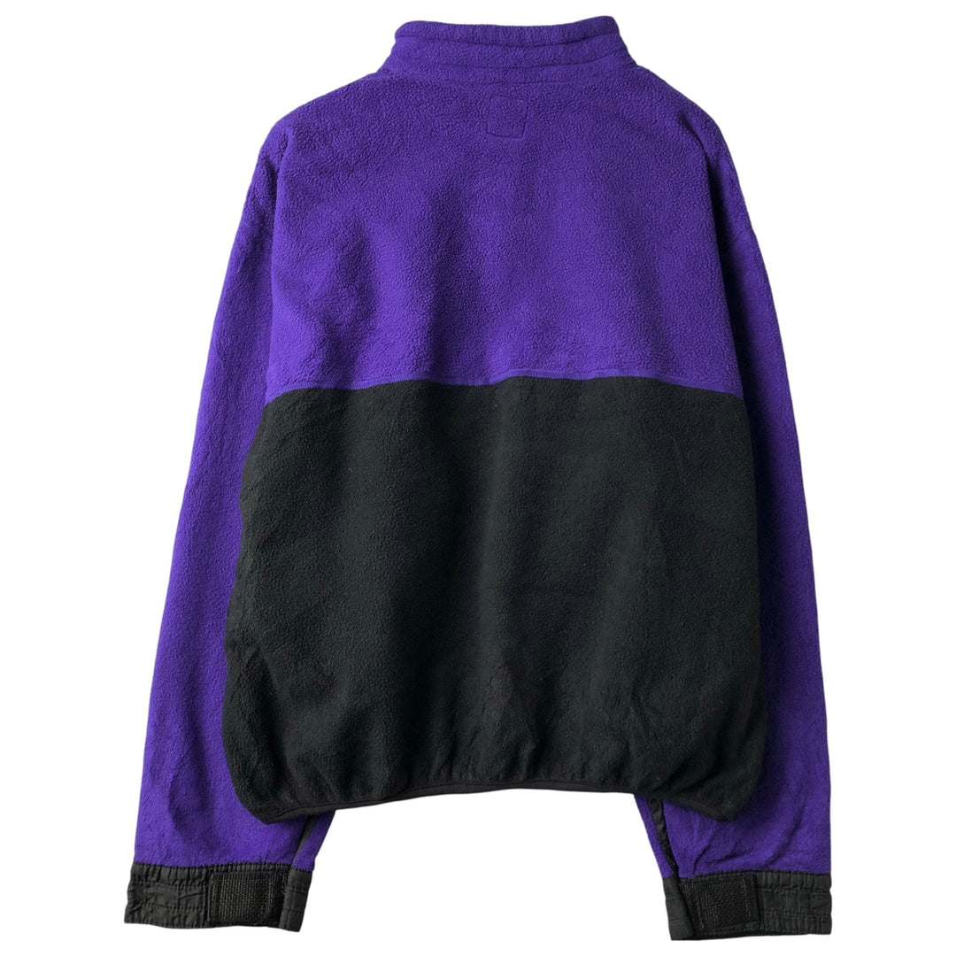 90'S GAP Old Gap Gold Plated Tech Fleece Pullover, Made in USA, Men's Size Medium, Vintage polyester purple type Vintage Second Hand