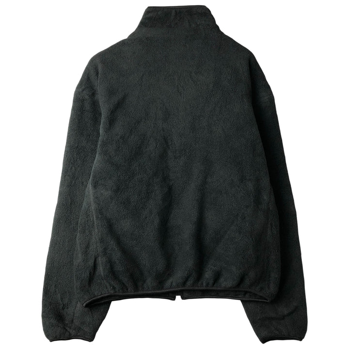 Ralph Lauren Chaps fleece jacket, size M, men's polyester black type Vintage Second Hand